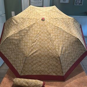 Coach Signature Umbrella
